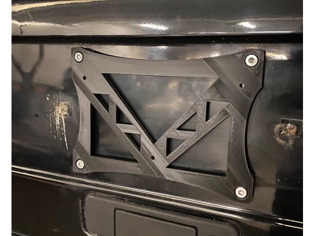 European Rear License-Plate Adapter